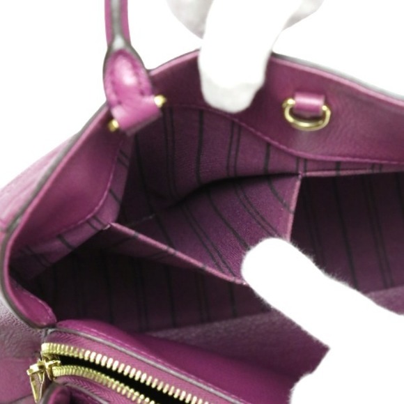 Louis Vuitton Monogram Montaigne MM 2way Purple Handbag - Picture 15 of 16